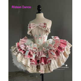 Ribbons Dance Kawaii Dress By Poshepose (PSP01)